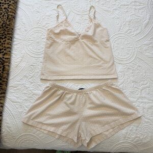 Brandy Melville heart sleep set💘